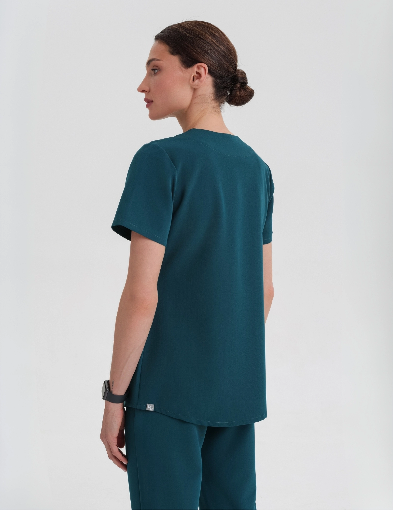 Medical Scrub Tops - Grace Deep Green Medical Scrub Tops - Grace Deep Green