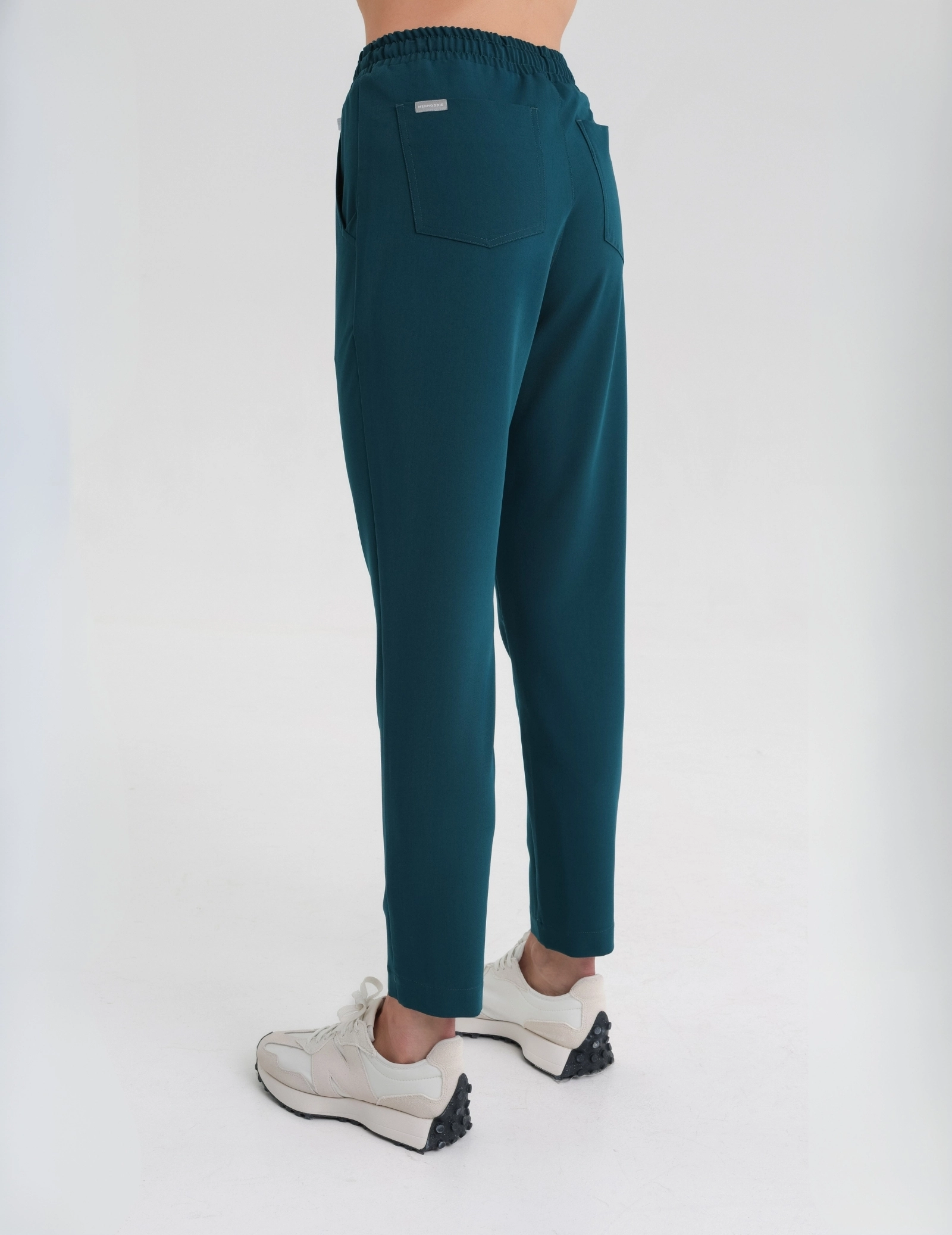 Women's Basic Trousers - DEEP GREEN