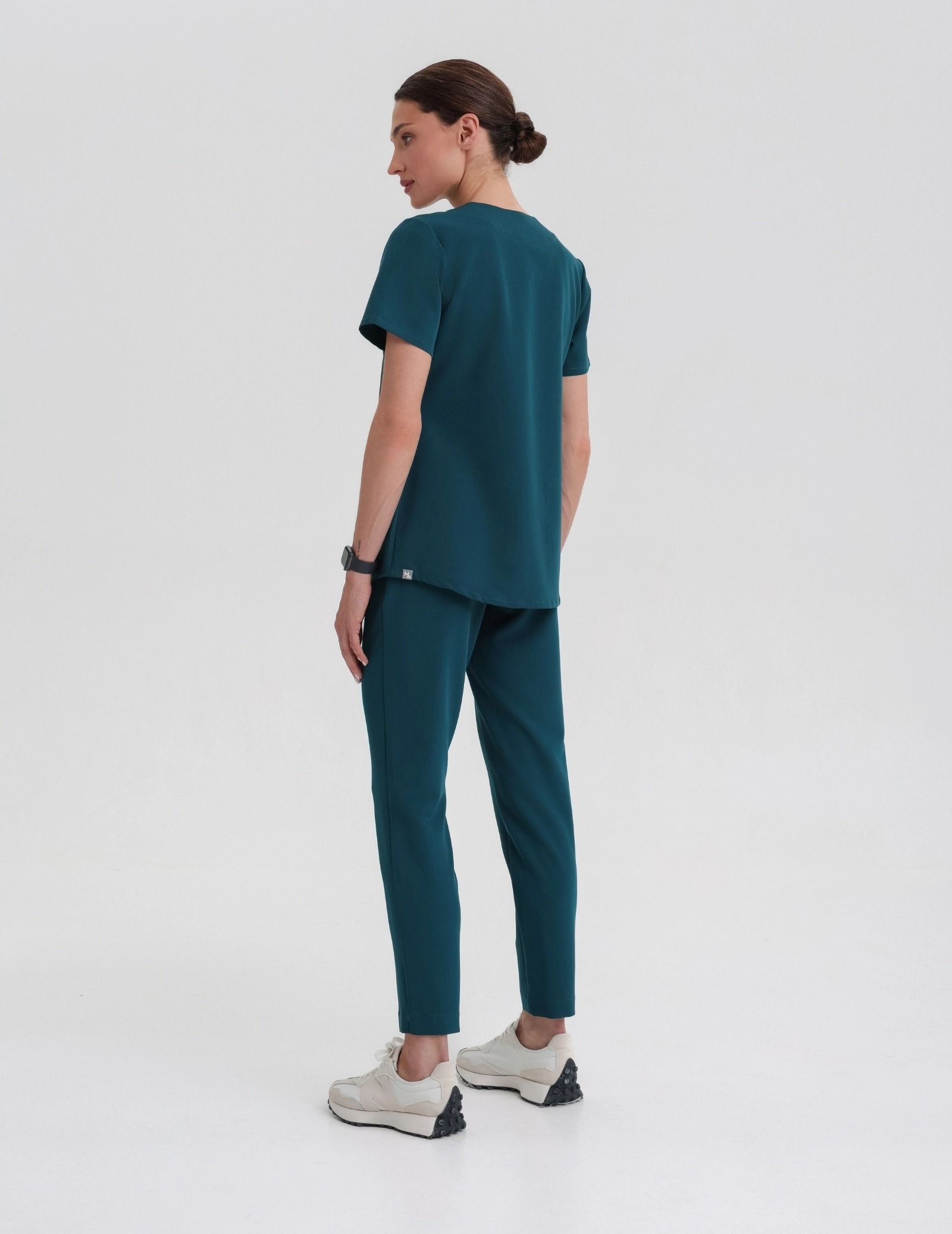 Women's Basic Trousers - DEEP GREEN
