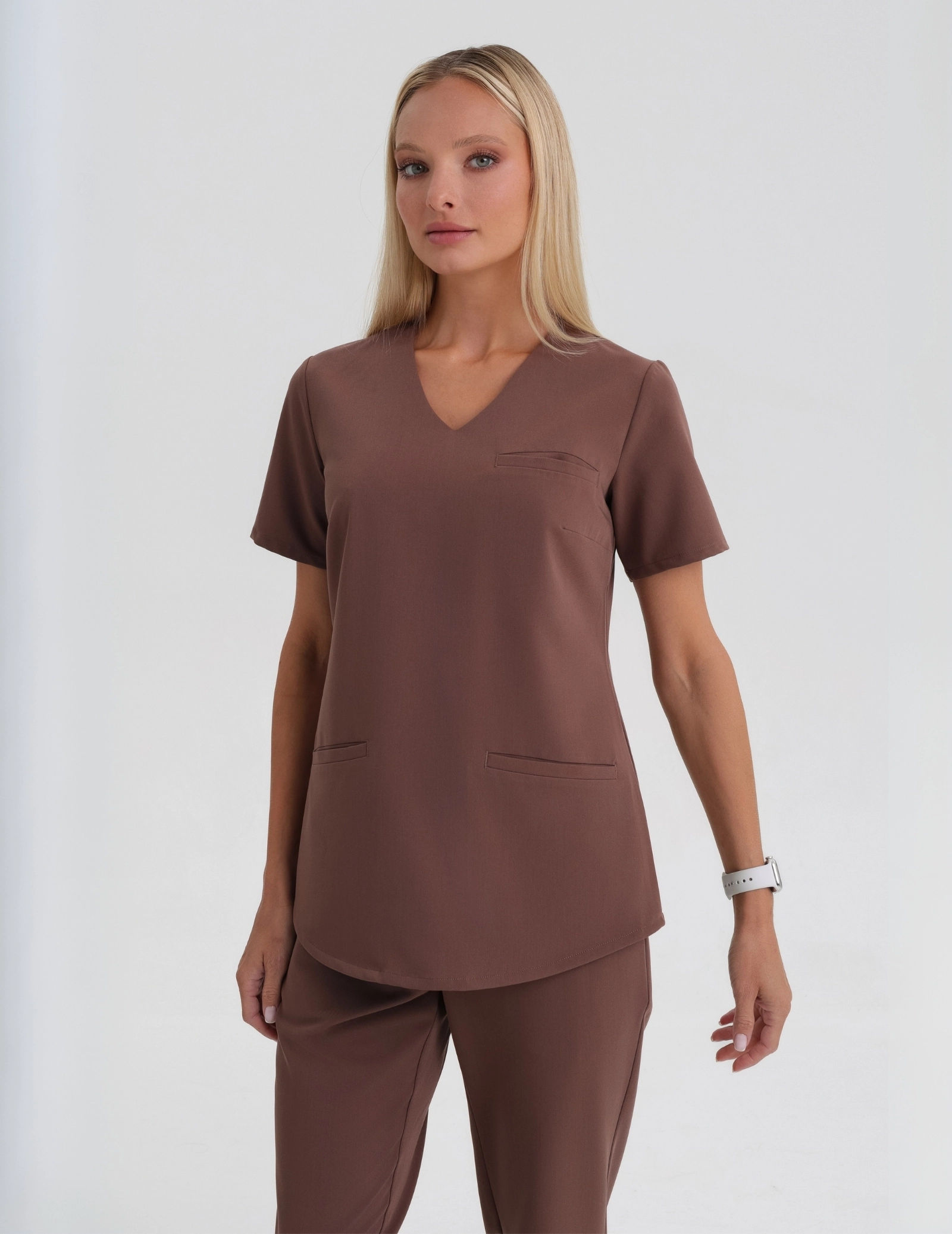Medical Top Grace - MILKY BROWN