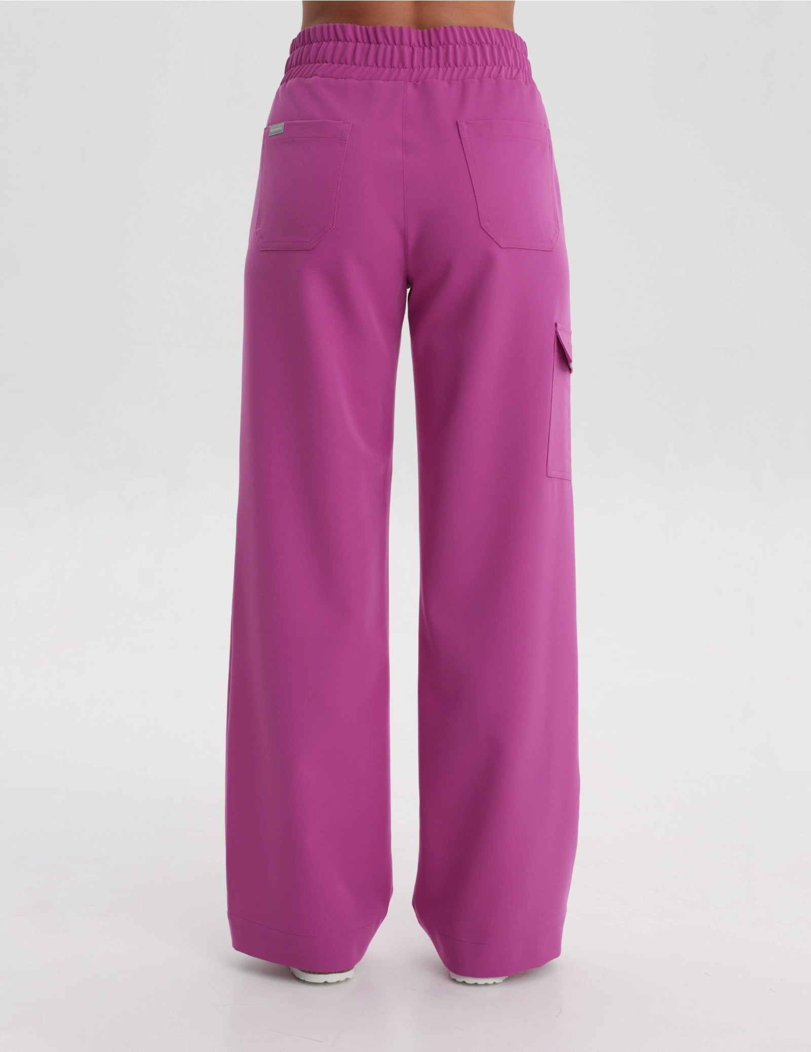 Women's Medical Scrub Pants Yoga - ELECTRIC PINK