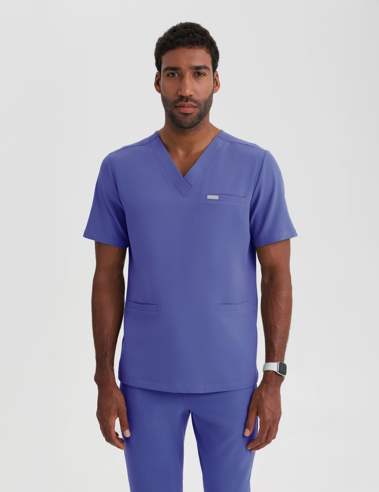 Medical Scrub Top Birbal - DENIM BLUE