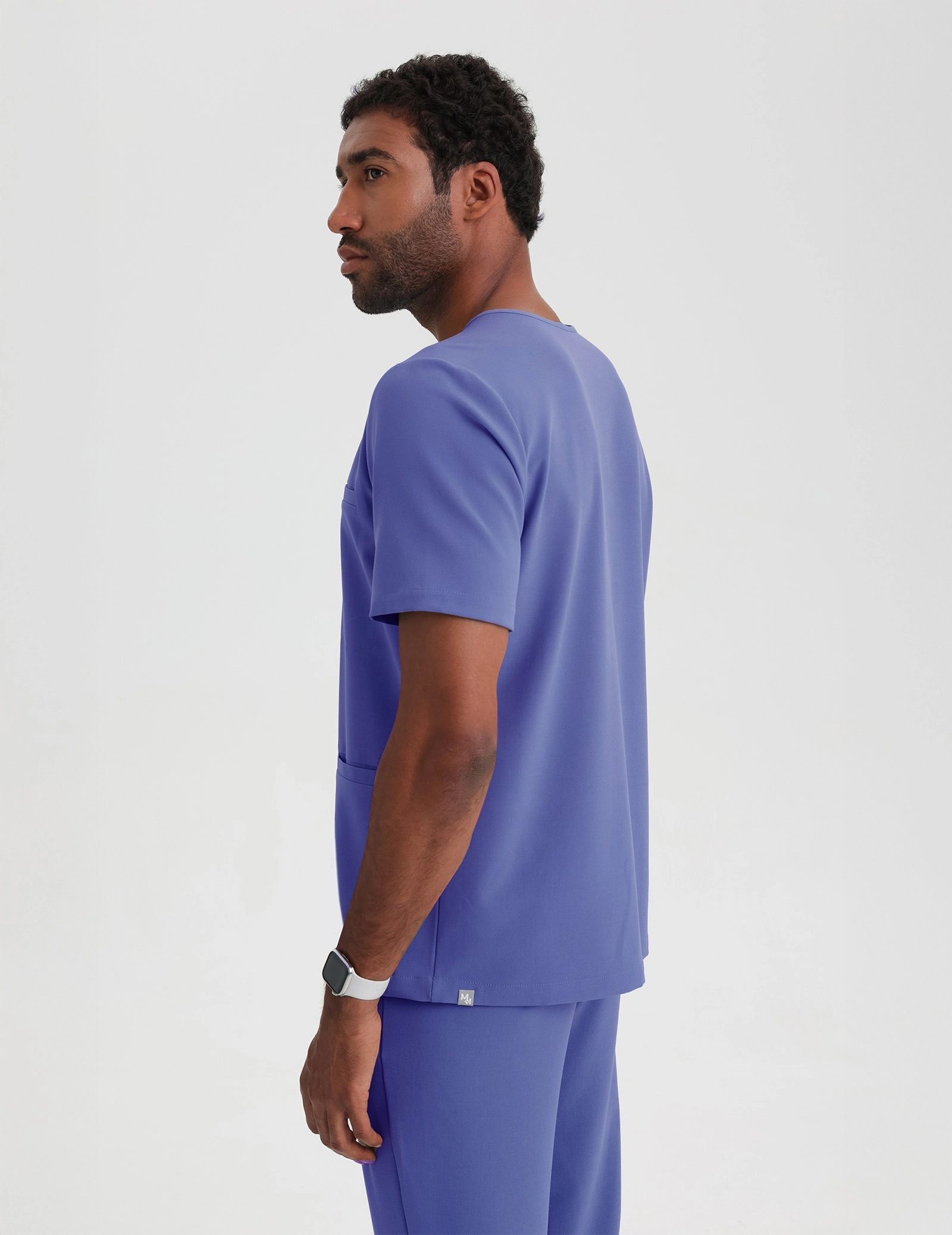 Medical Scrub Top Birbal - DENIM BLUE