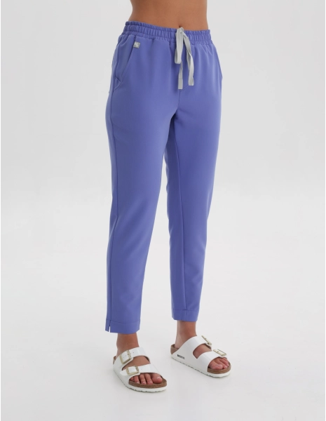 Women's Medical Scrub Pants Basic - DENIM BLUE