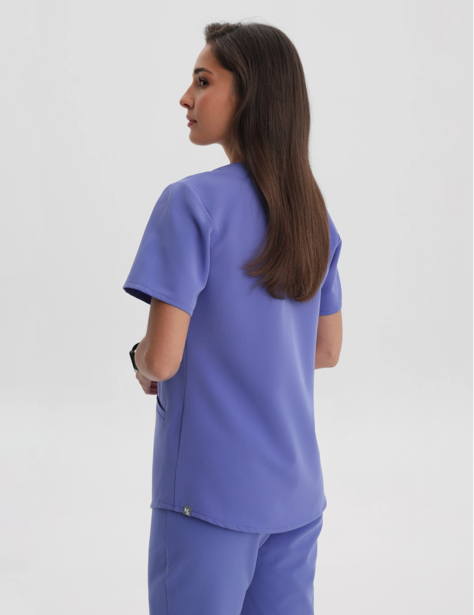 Medical Scrub Top Grace - DENIM BLUE