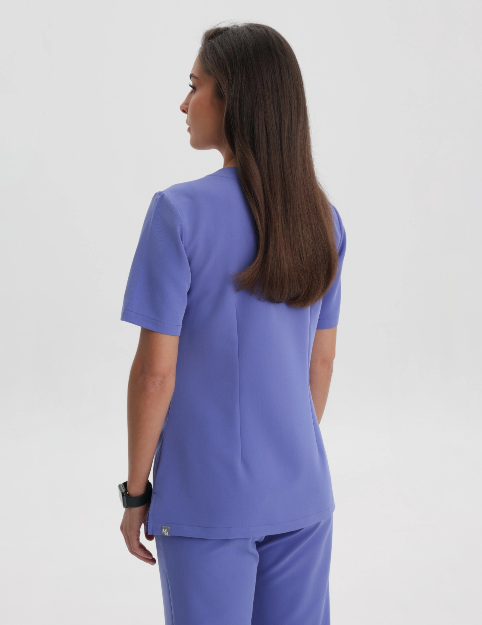 Medical Scrub Top Casy - DENIM BLUE