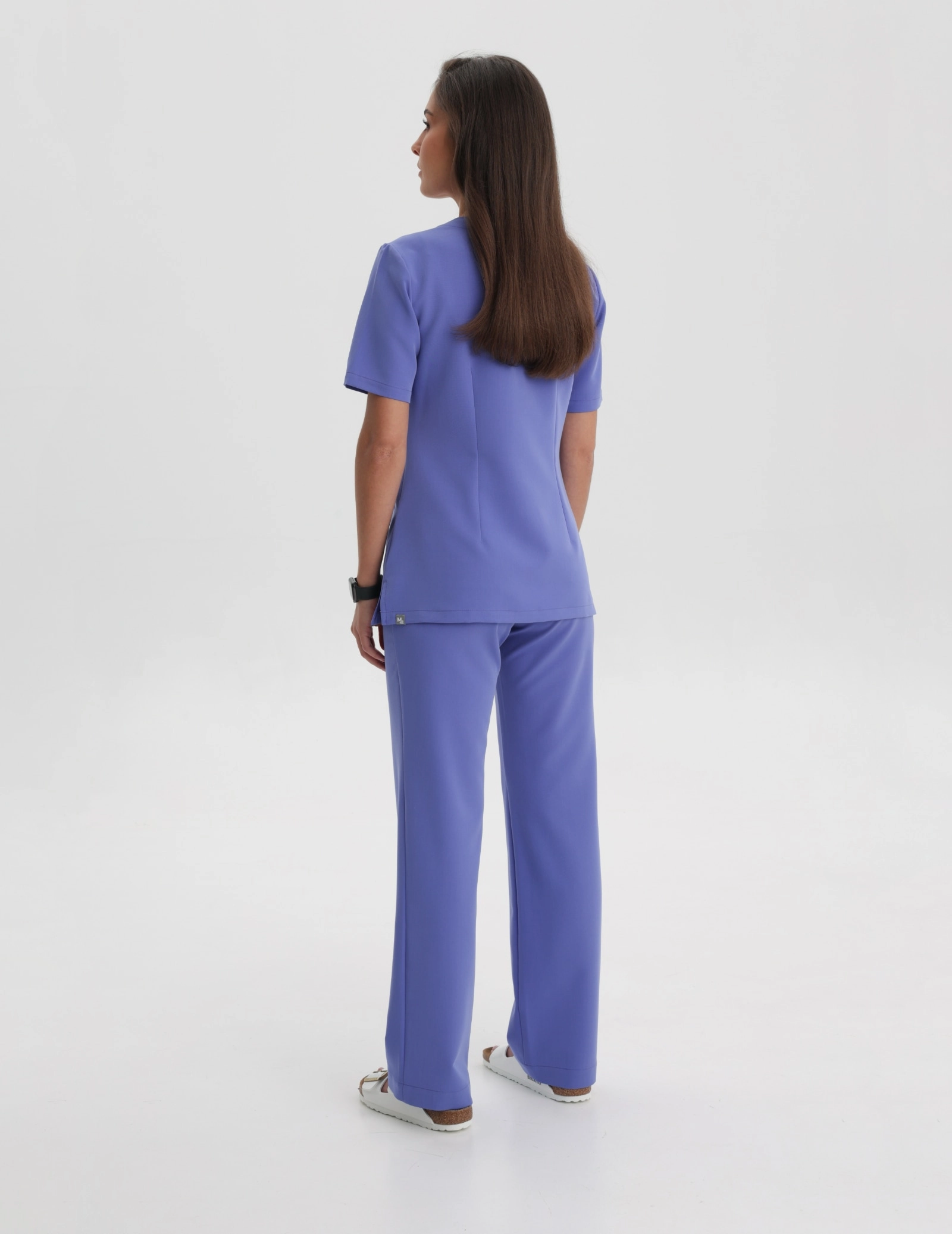 Medical Scrub Top Casy - DENIM BLUE