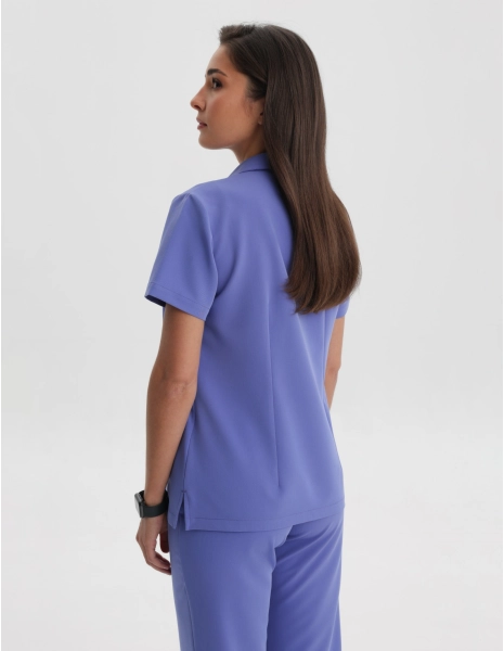 Medical Scrub Top Polo -...