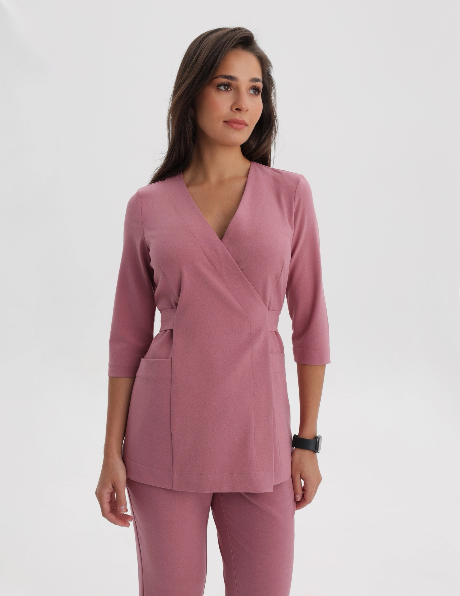 Rosalie tied medical Blouse - WOODROSE