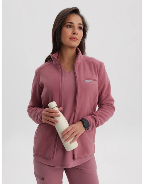Women's Fleece Jacket COZY HEAT - WOODROSE