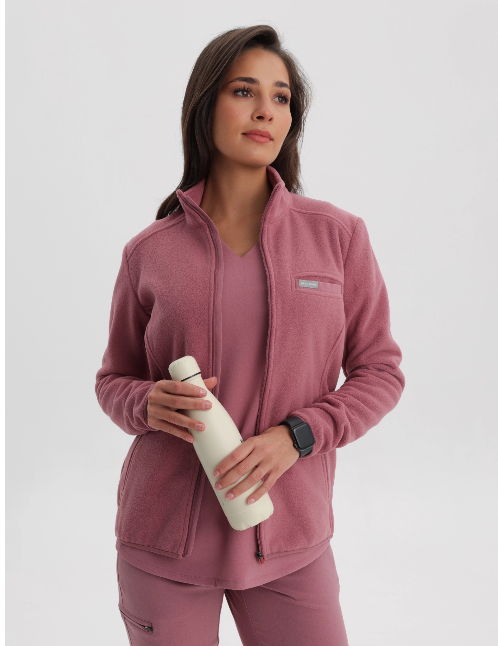 Women's Fleece Jacket COZY HEAT - WOODROSE