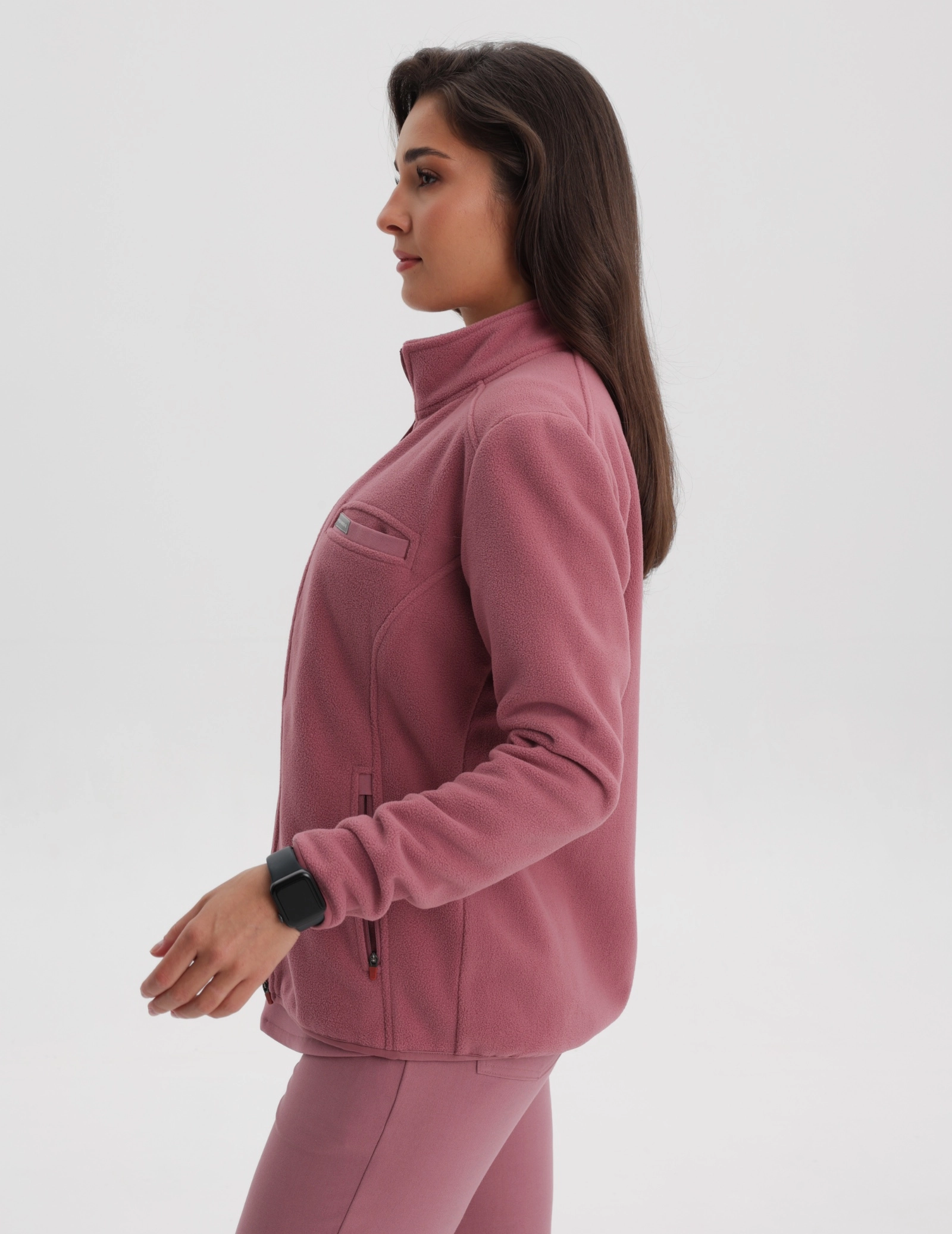 Women's Fleece Jacket COZY HEAT - WOODROSE