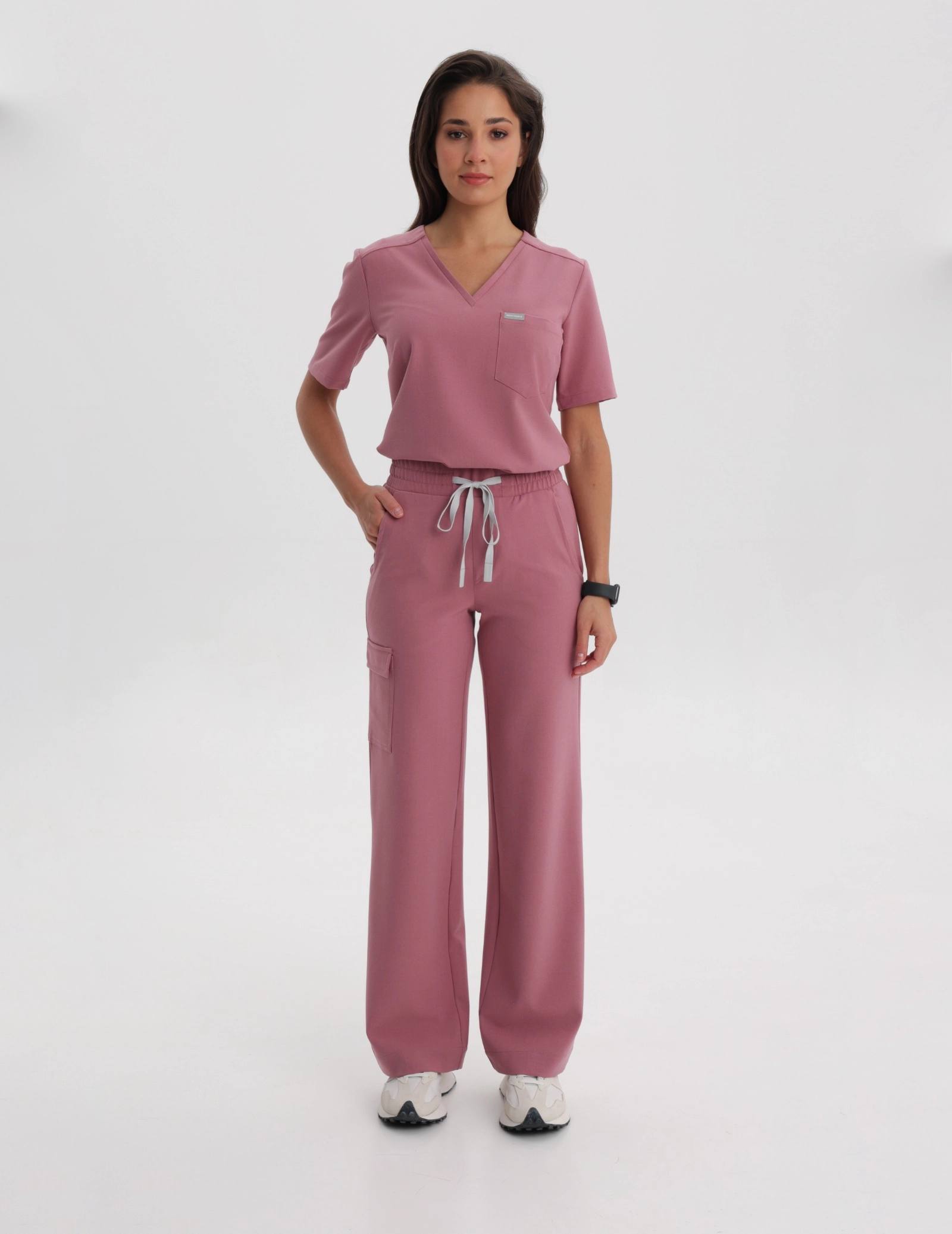 Medical Scrub Top Raya One Pocket - WOODROSE