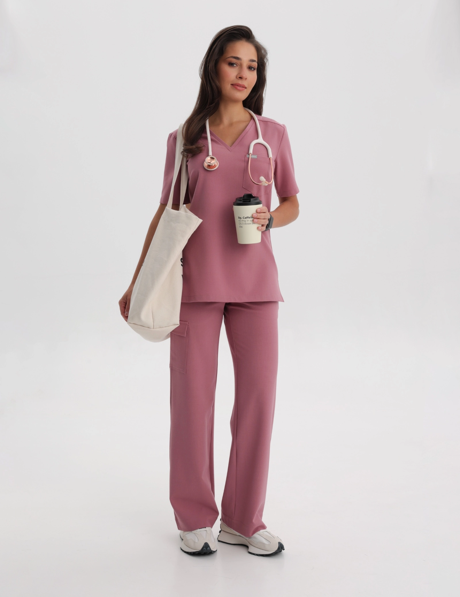 Medical Scrub Top Raya One Pocket - WOODROSE