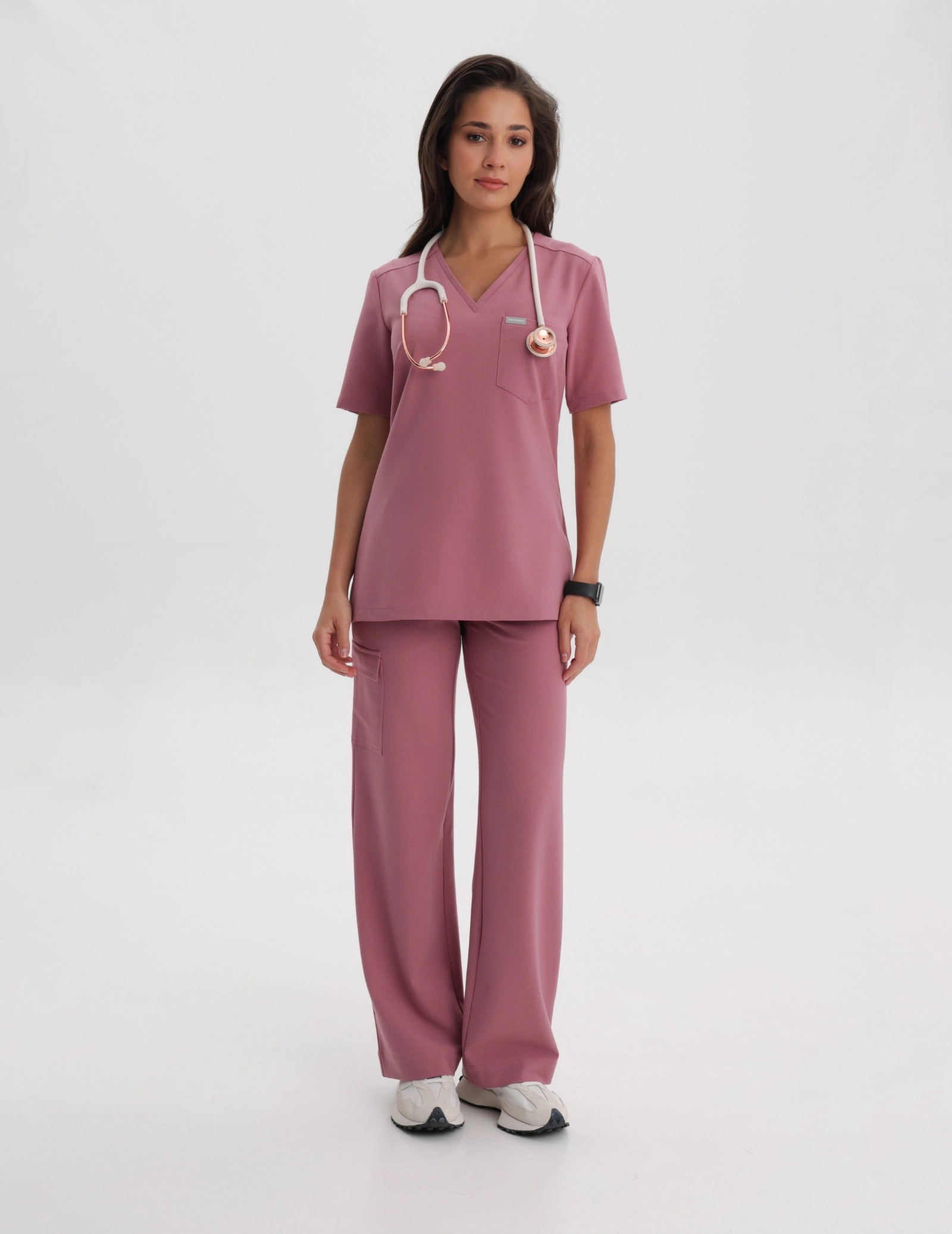 Medical Scrub Top Raya One Pocket - WOODROSE