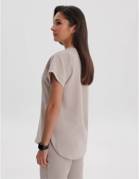 Kendall Scrub Top - COCONUT