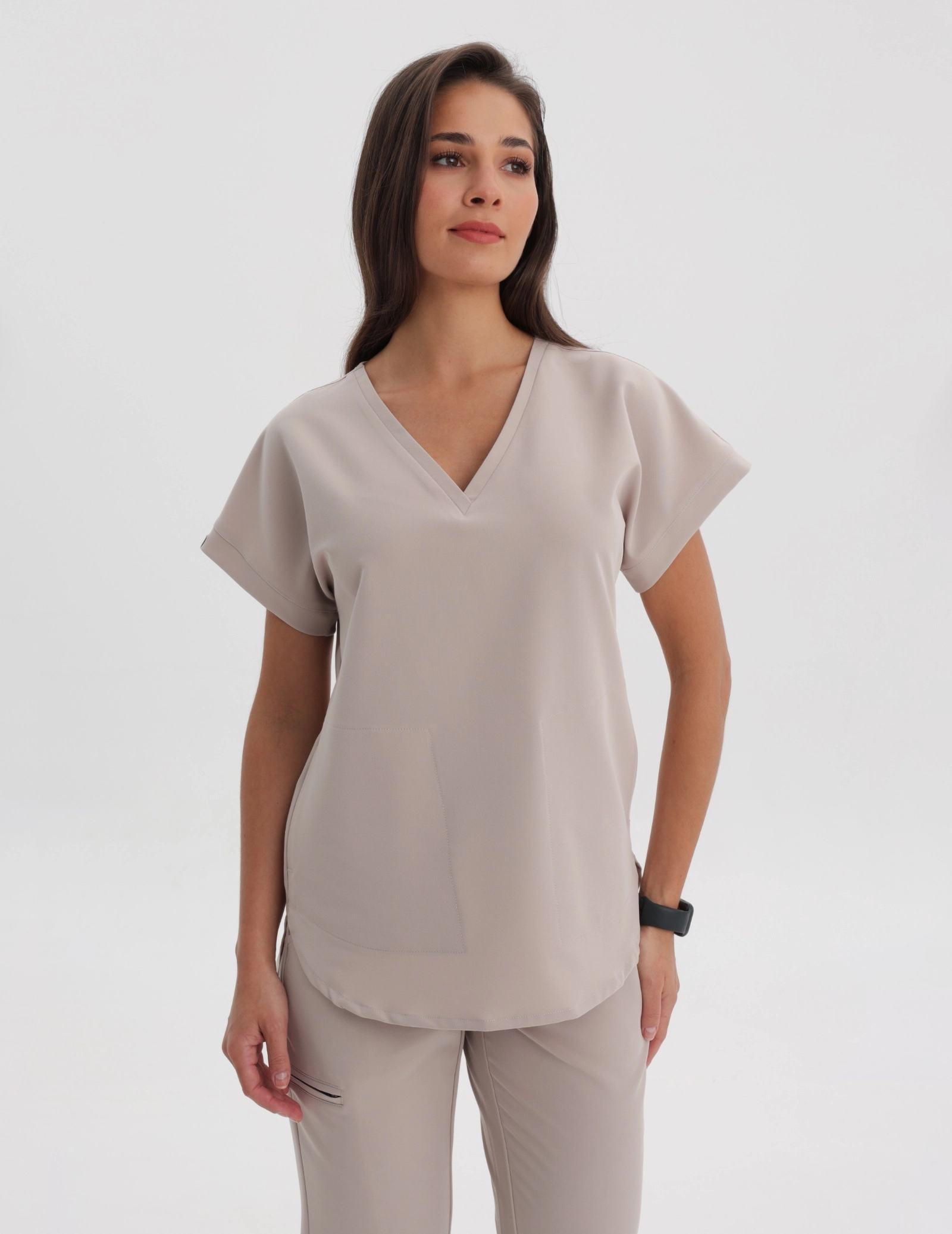 Kendall Scrub Top - COCONUT