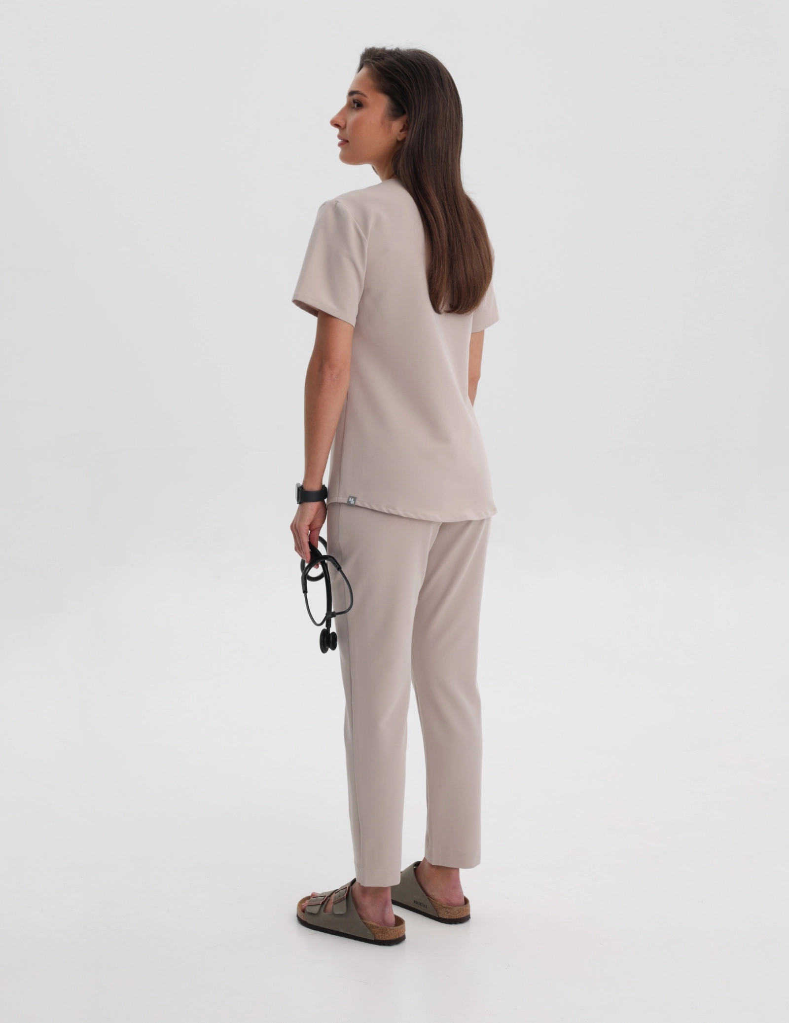 Women's Basic Scrub Pants - SHARK GRAY