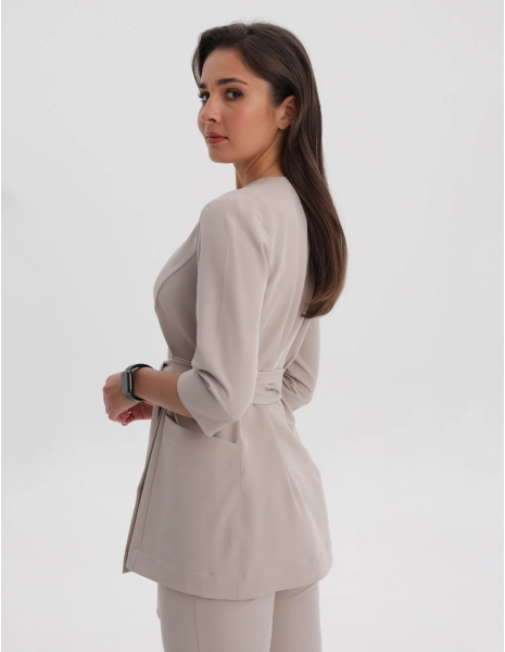 Medical Scrub Top Tie-Back...