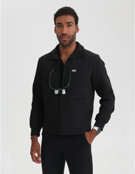 Hunter Men’s Medical Jacket - BLACK