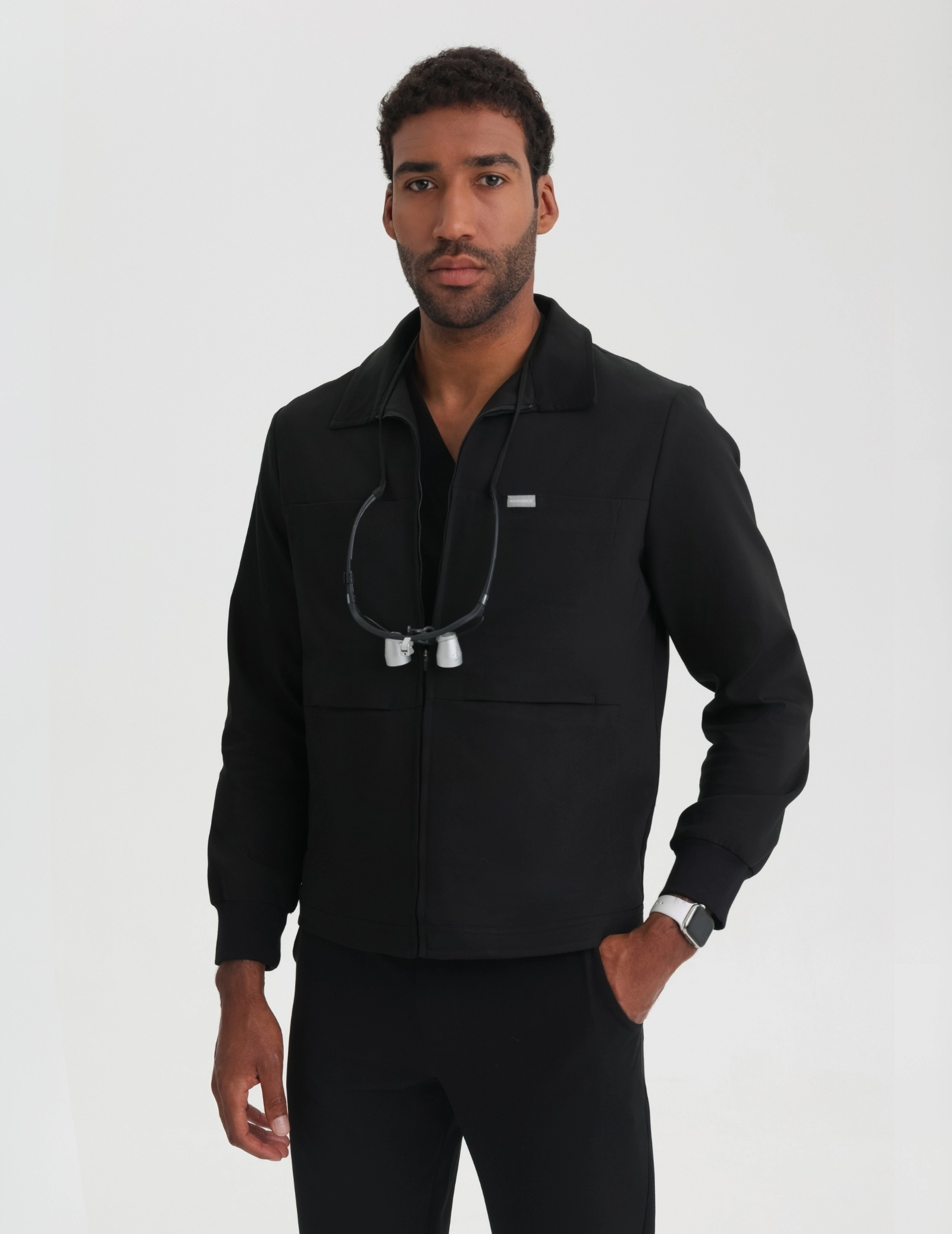 Hunter Men’s Medical Jacket - BLACK
