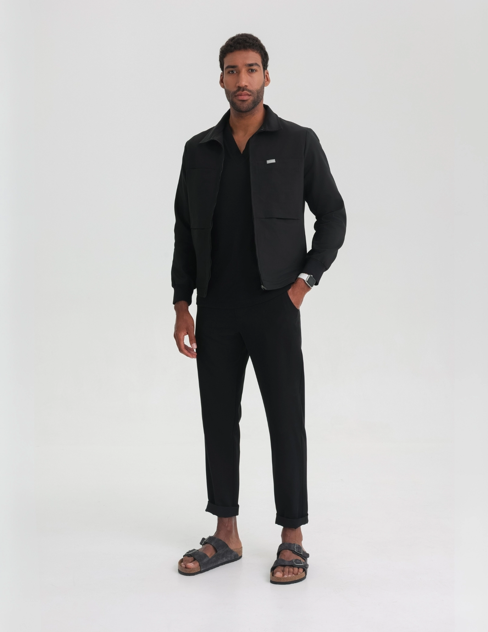 Hunter Men’s Medical Jacket - BLACK