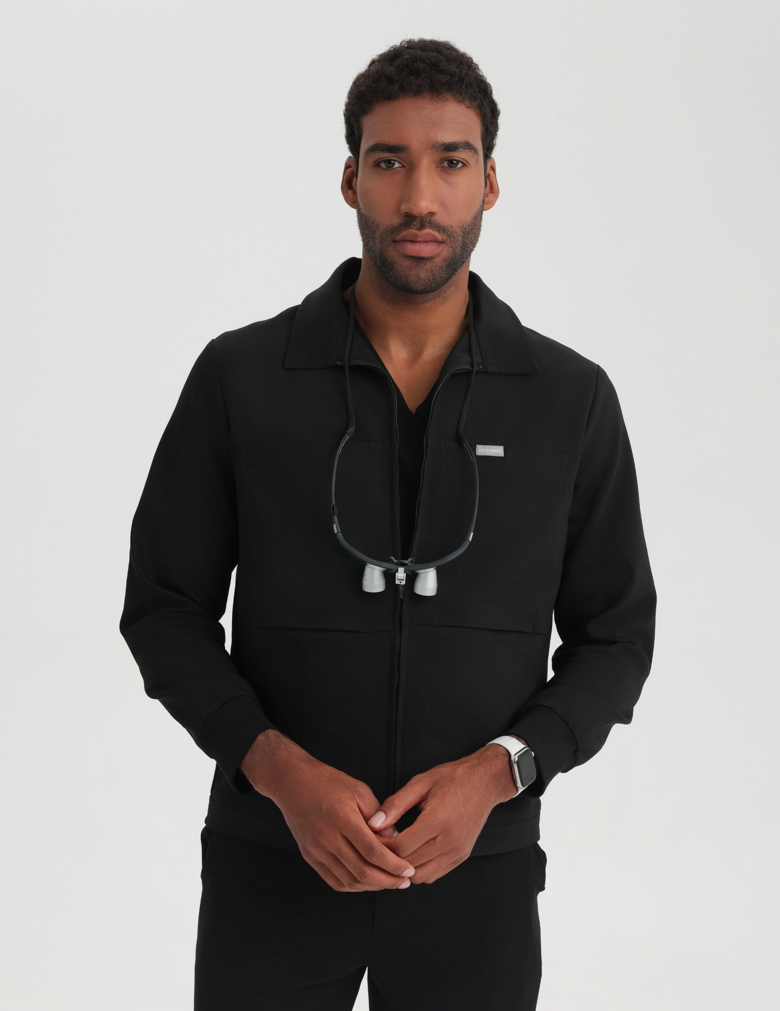 Hunter Men’s Medical Jacket - BLACK
