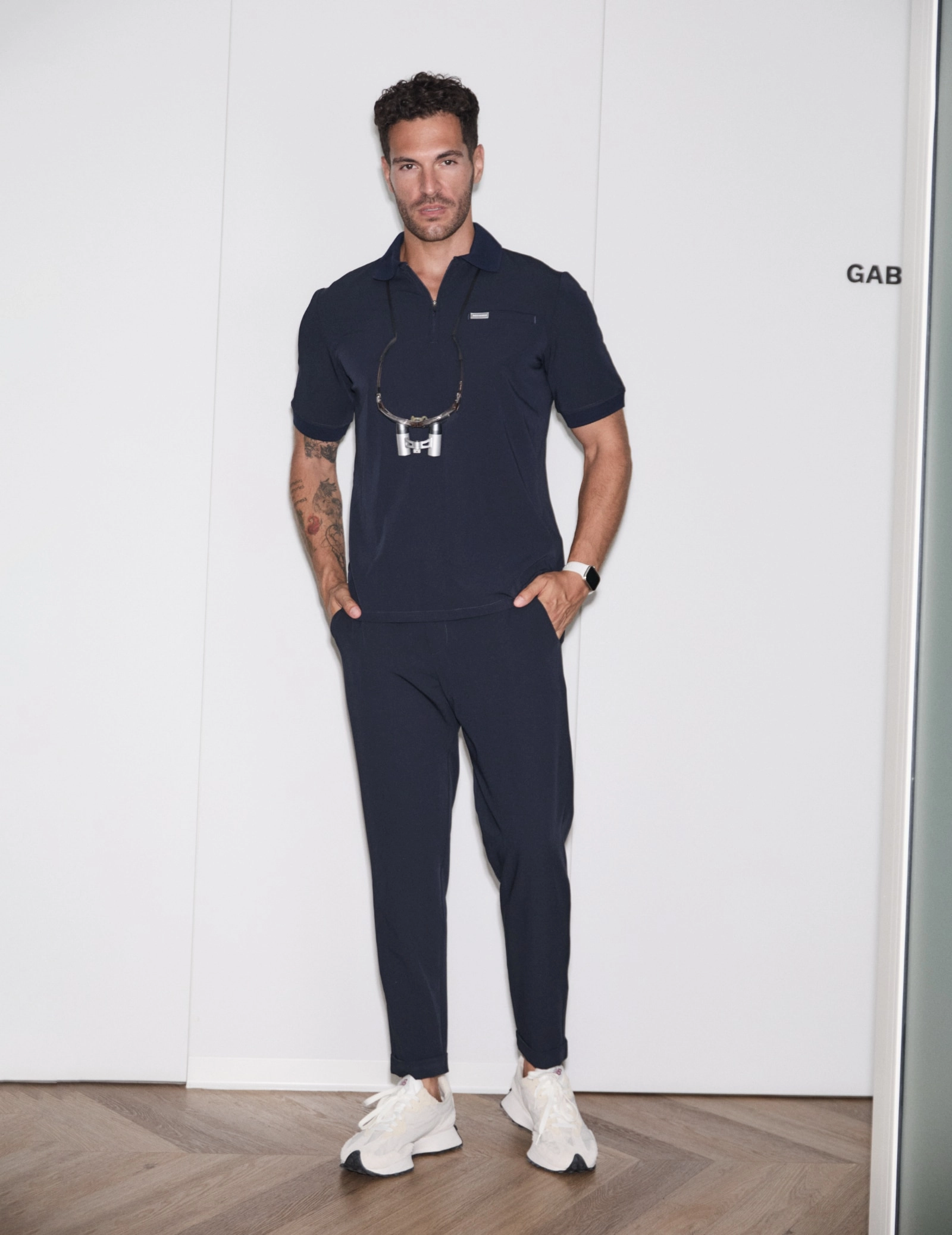 Men's Medical Scrub Chino - MIDNIGHT BLUE