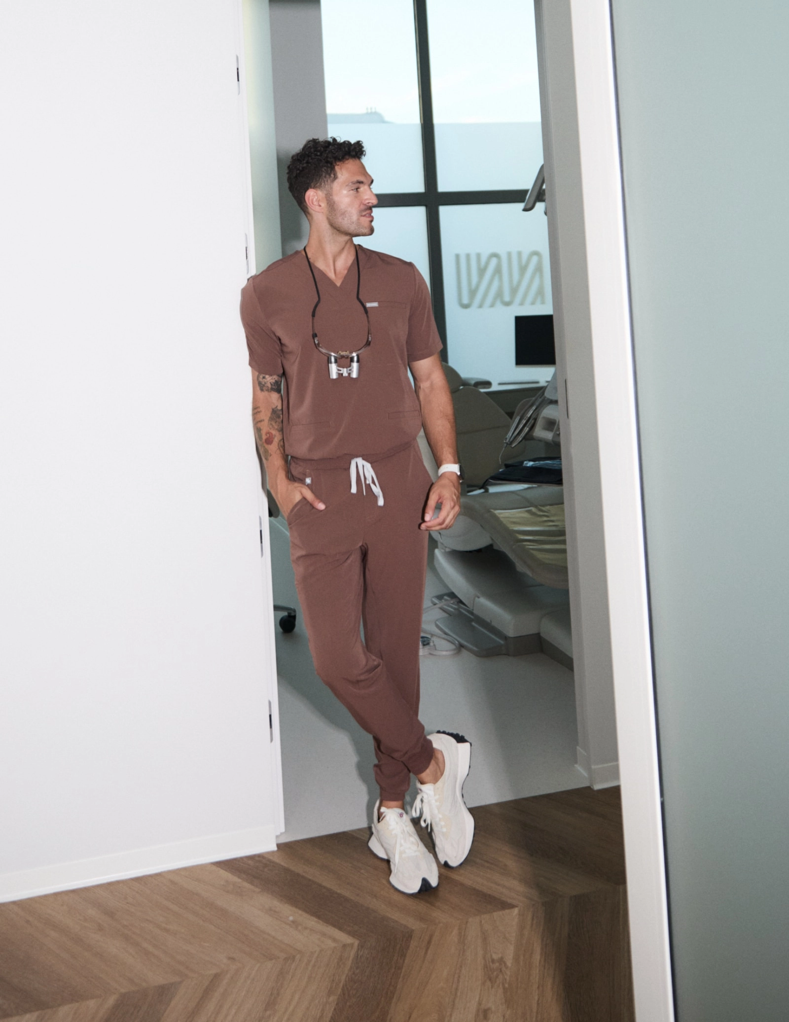 Men's Jogger Scrub Pants - ROOIBOS TEA