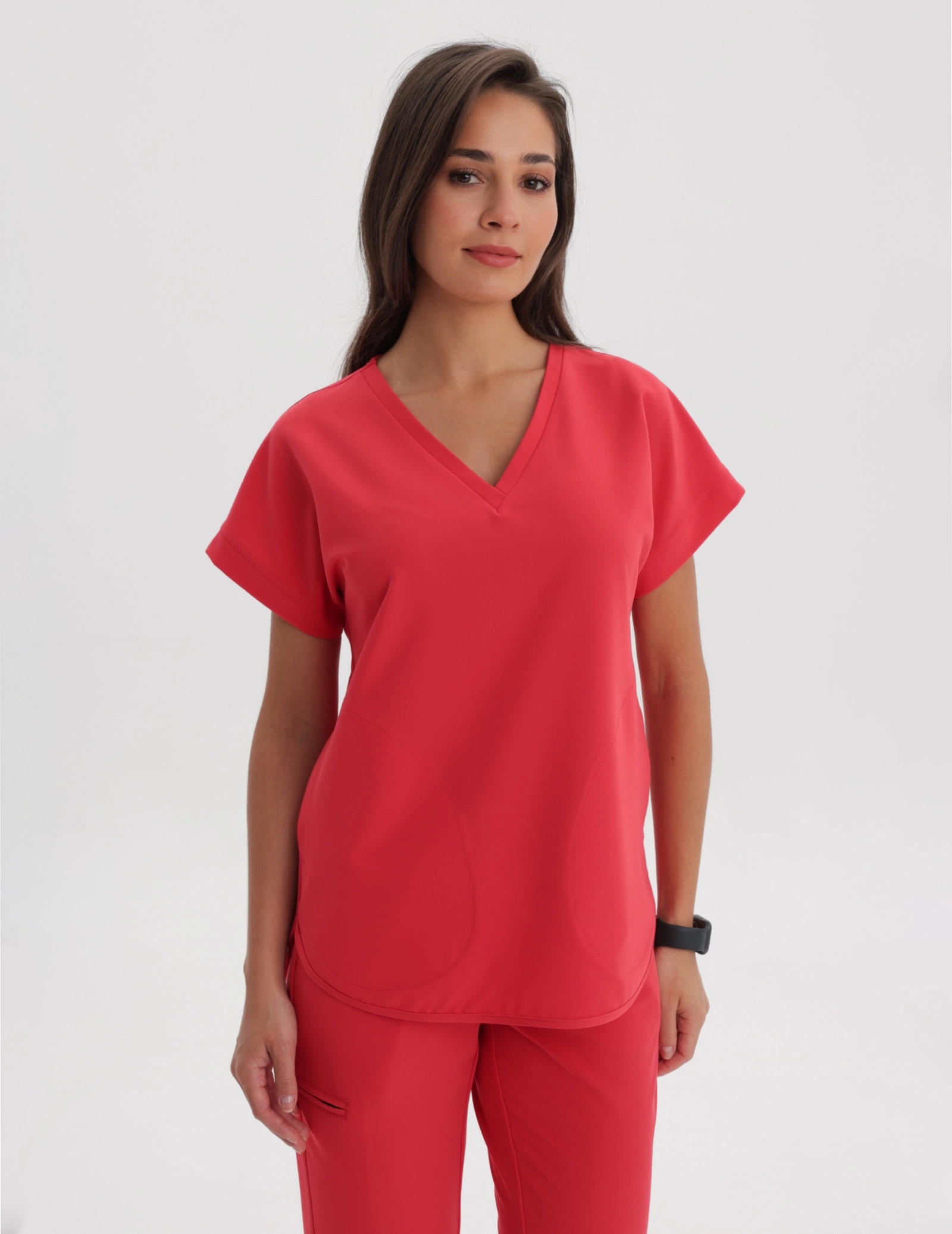 Medical Scrub Top Kendall - POP RED