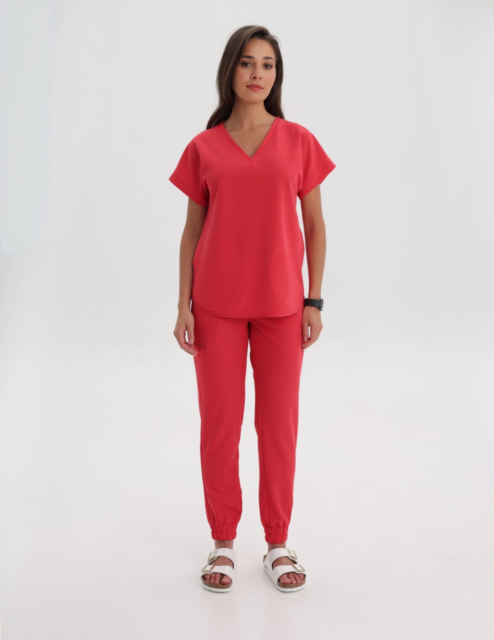Medical Scrub Top Kendall - POP RED