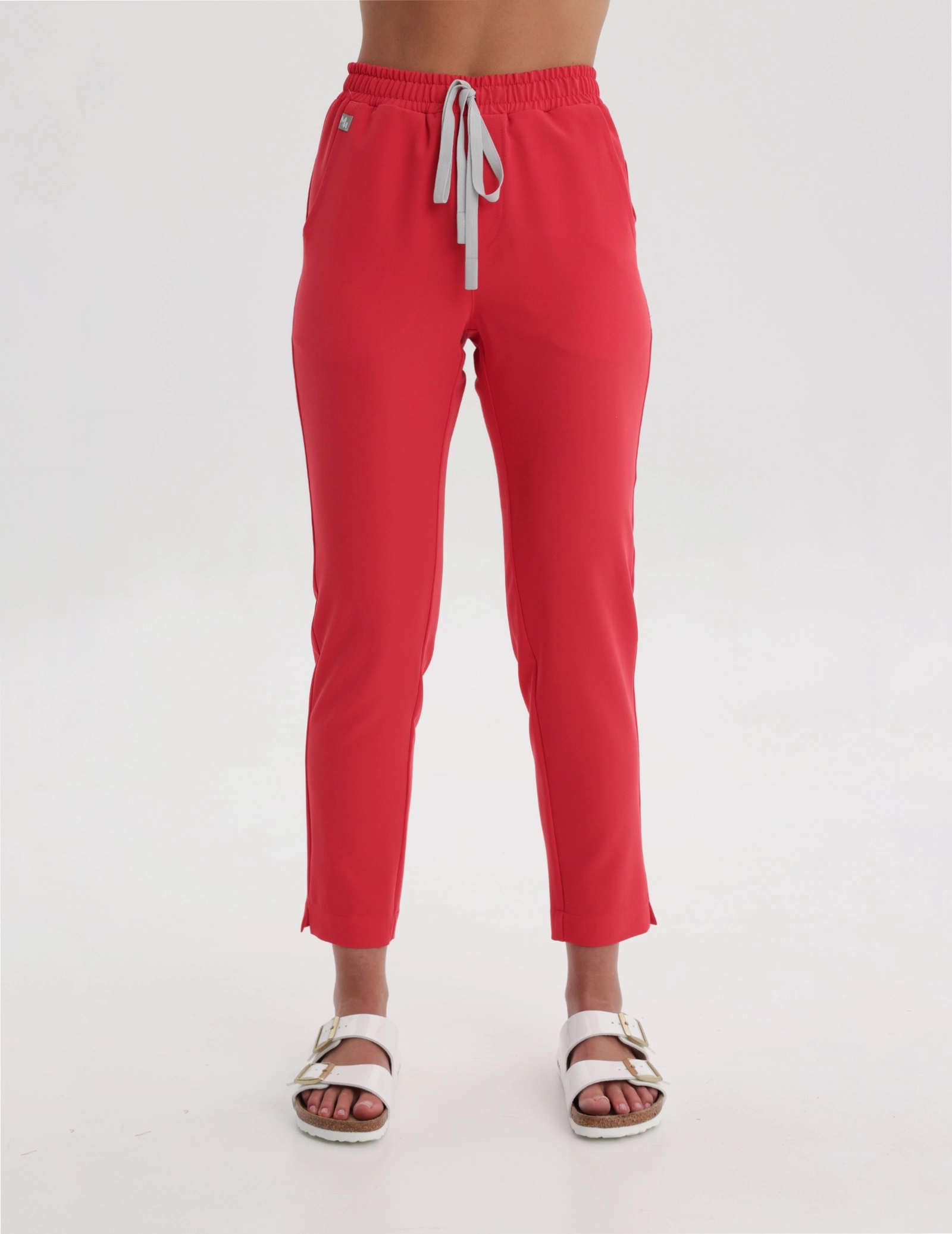 Women's Medical Scrub Pants Basic - POP RED