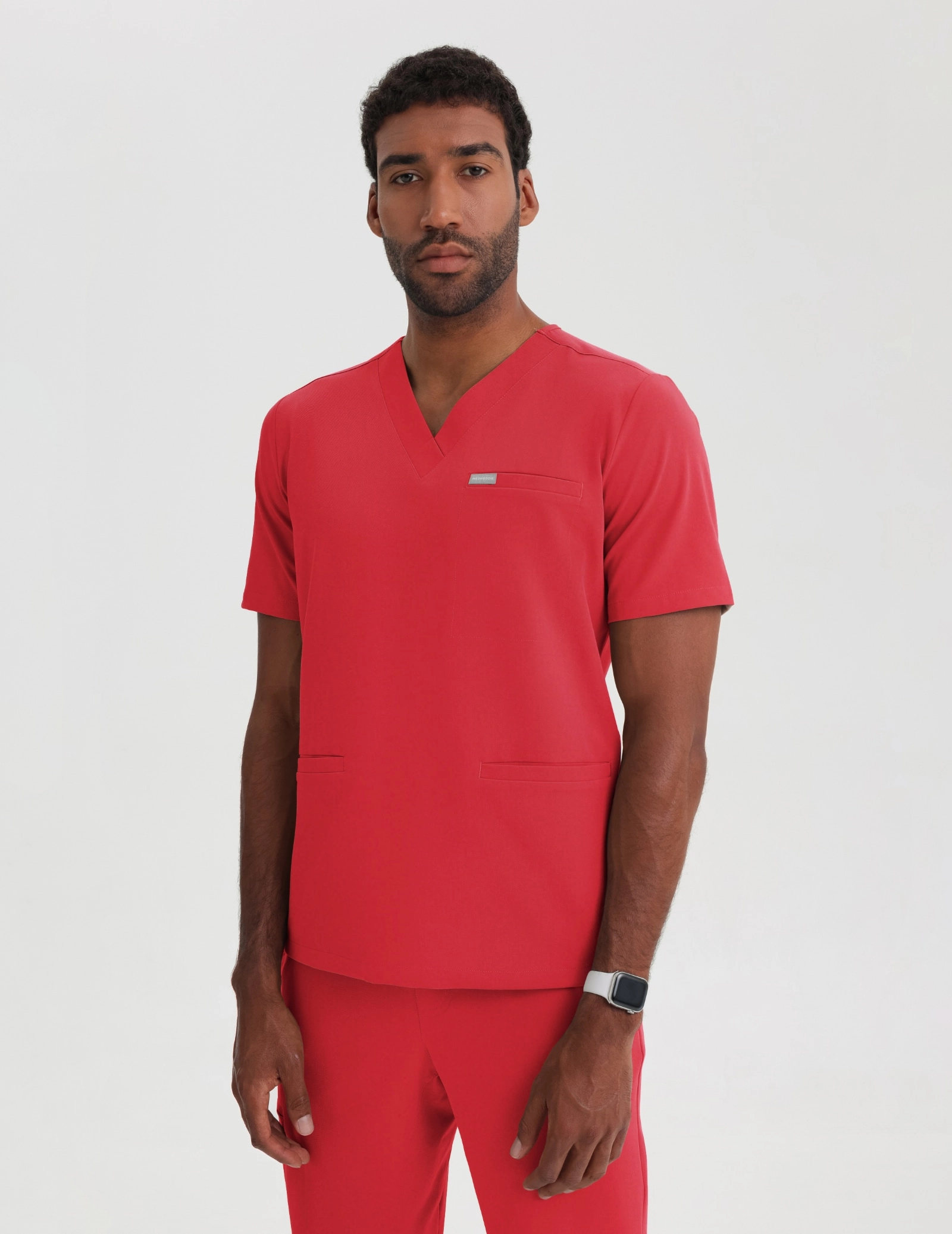 Medical Scrub Top Birbal - POP RED