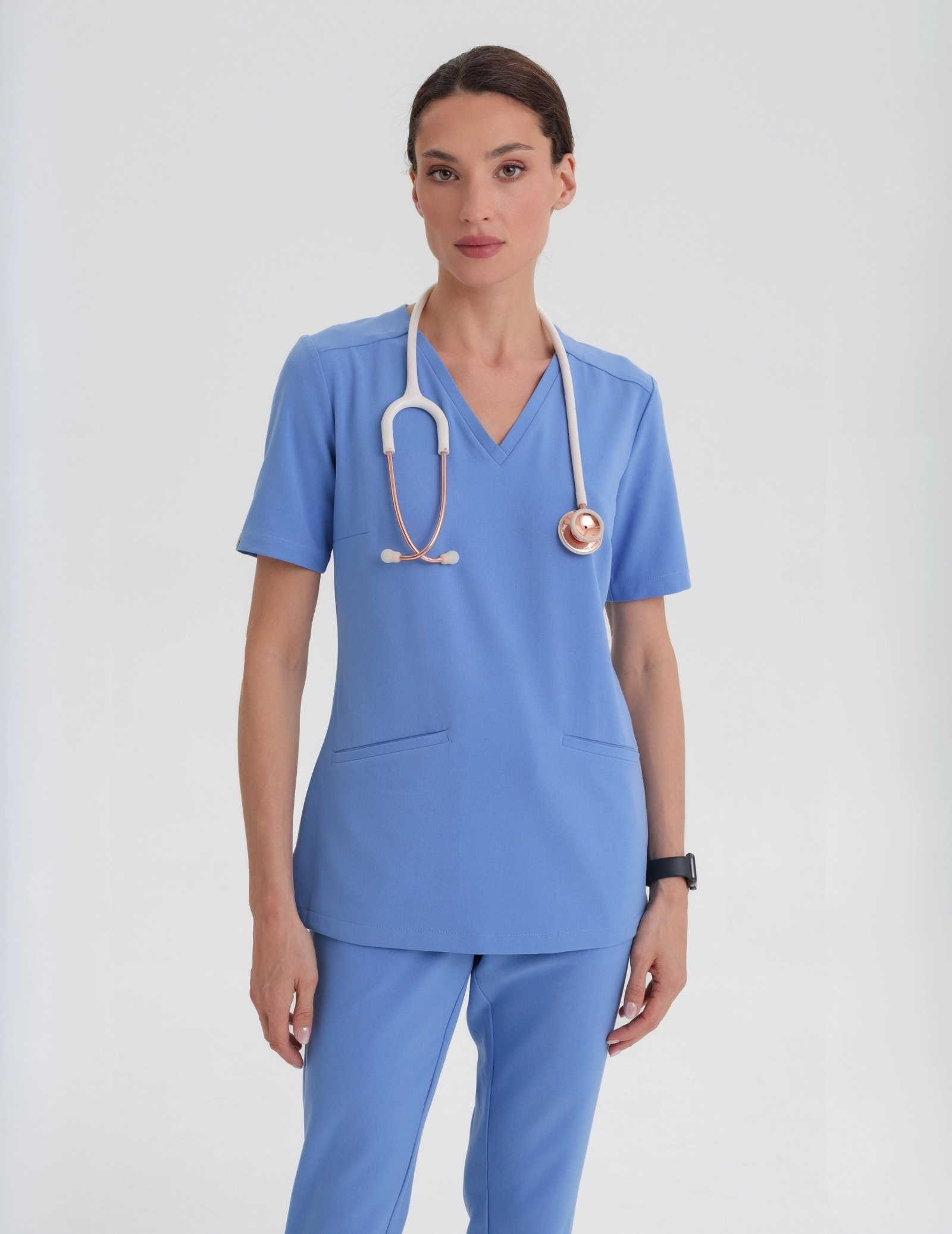 Medical Scrub Top Casy - MARINA BLUE