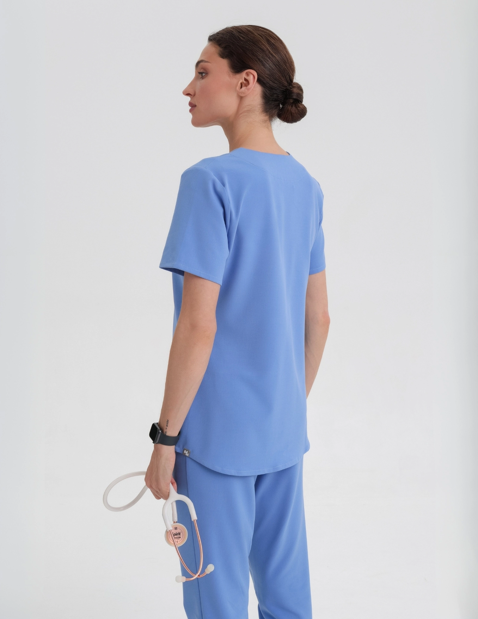 Medical Scrub Top Grace - MARINA BLUE