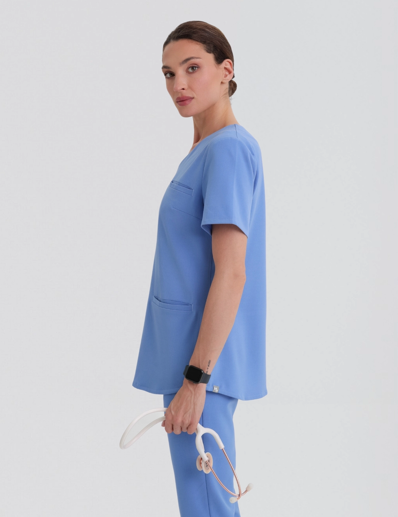 Medical Scrub Top Grace - MARINA BLUE