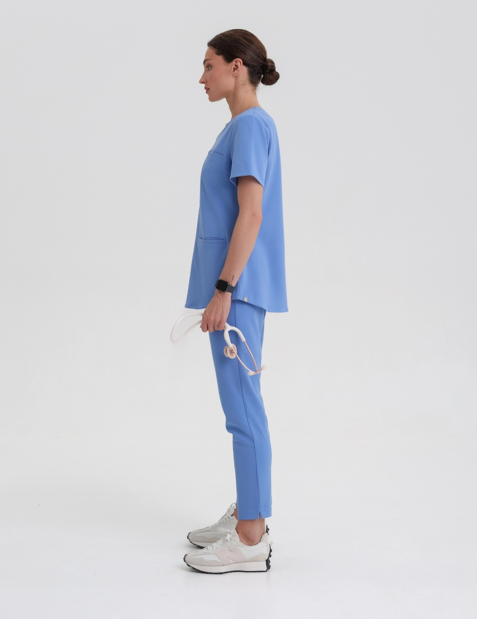 Medical Scrub Top Grace - MARINA BLUE