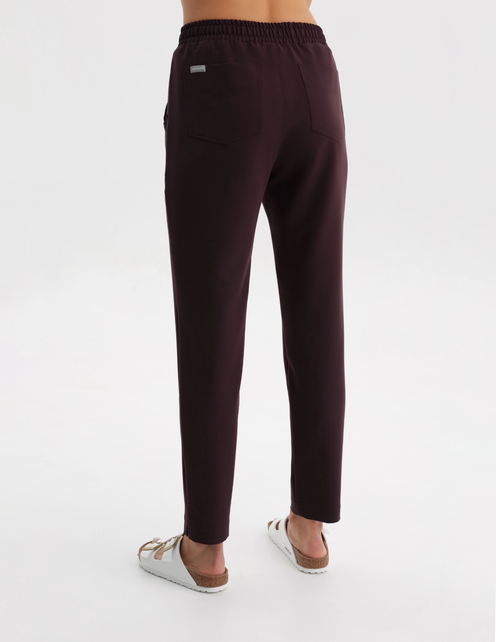 Women's Medical Scrub Pants Basic - DARK CHOCOLATE