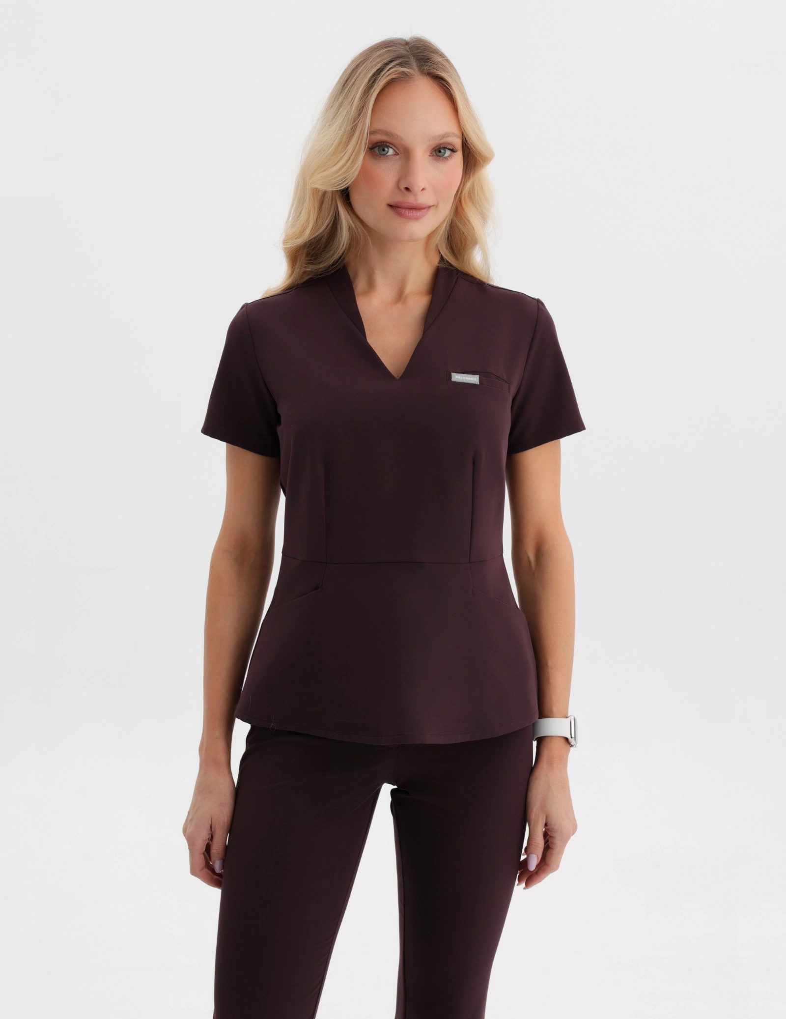 Medical Scrub Top Kori - DARK NAVY