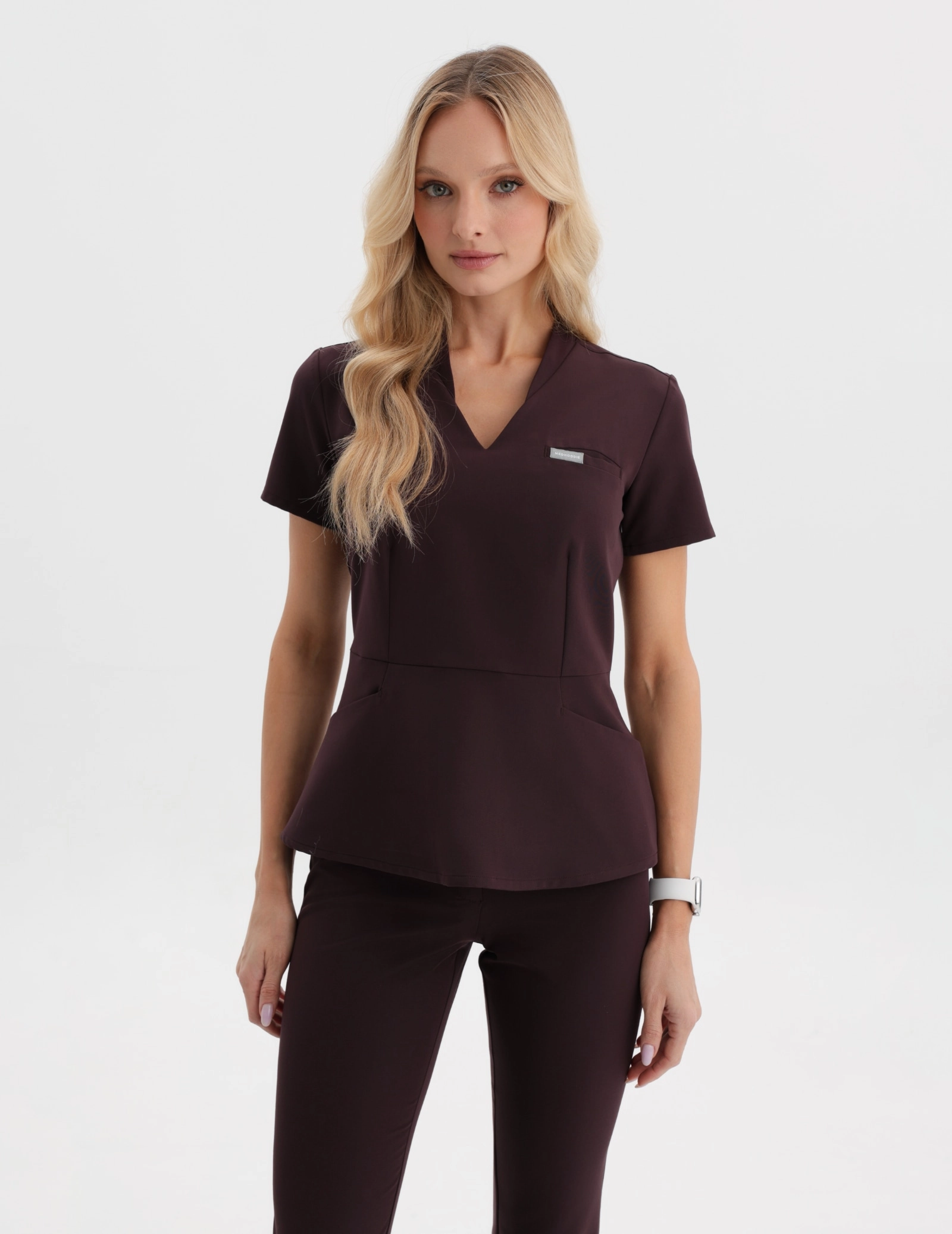 Medical Scrub Top Kori - DARK NAVY