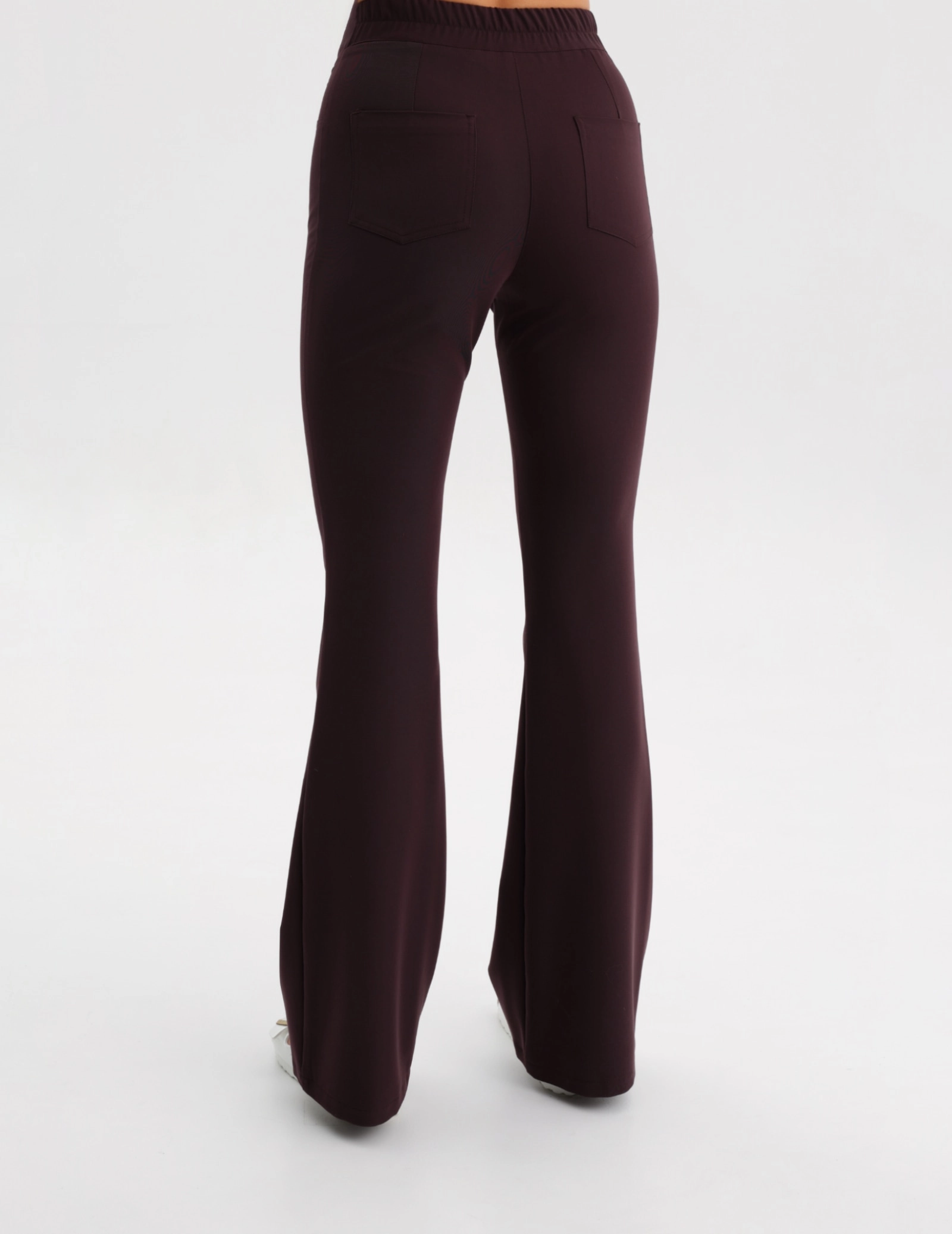 Women's Medical Scrub Pants Flare - DARK CHOCOLATE