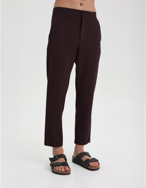 Men's Medical Scrub Chino - DARK CHOCOLATE