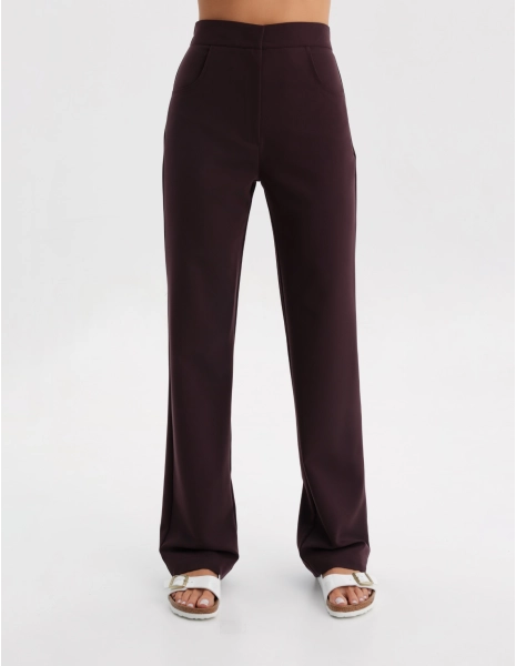 Women's Medical Scrub Pants Tiffany - DARK CHOCOLATE