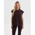 Medical Scrub Top Khloe - DARK CHOCOLATE