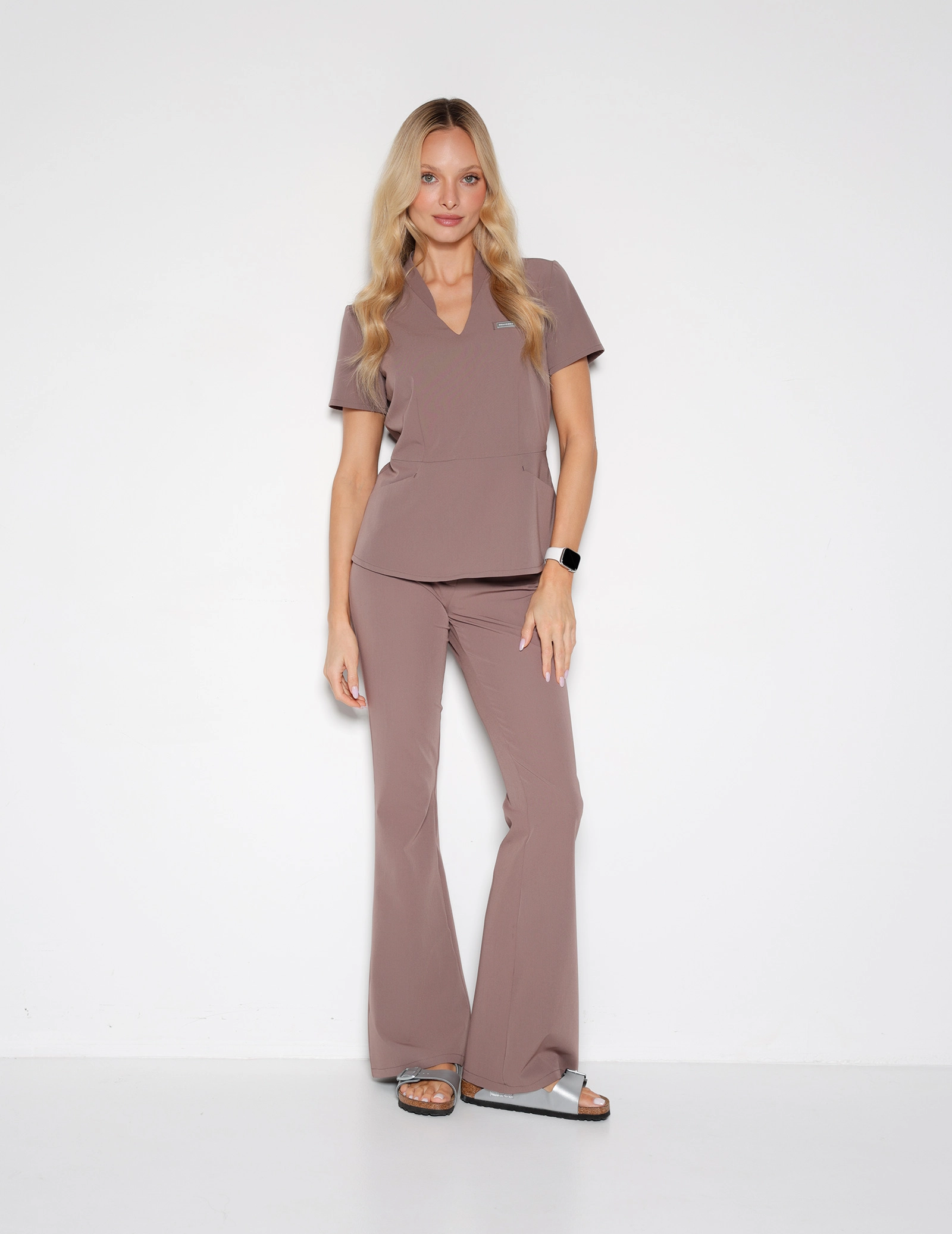 Medical Scrub Top Kori - MOCHA