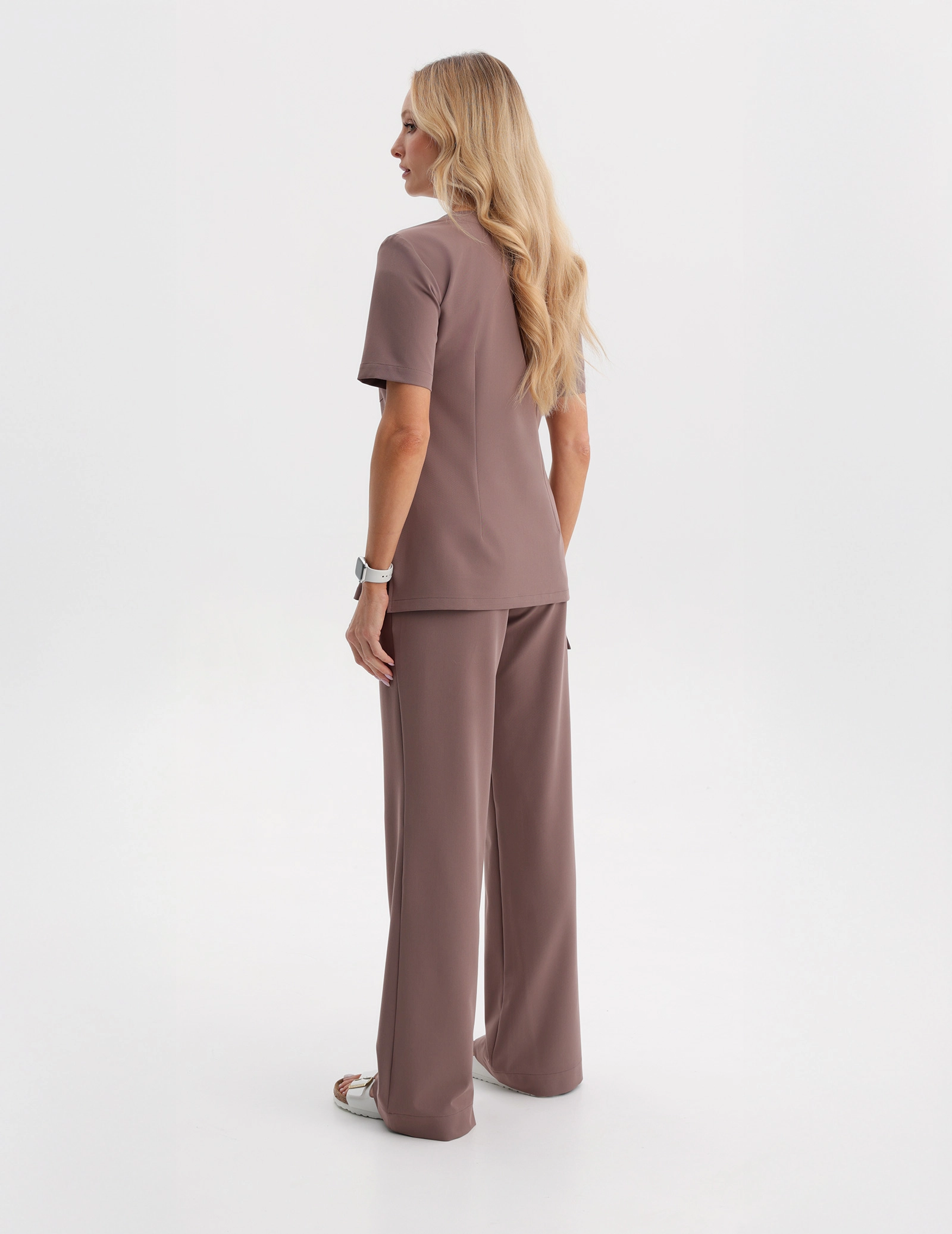 Women’s Medical Scrub Pants Yoga – MOCHA