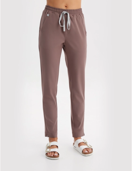 Women's Medical Scrub Pants Basic - MOCHA