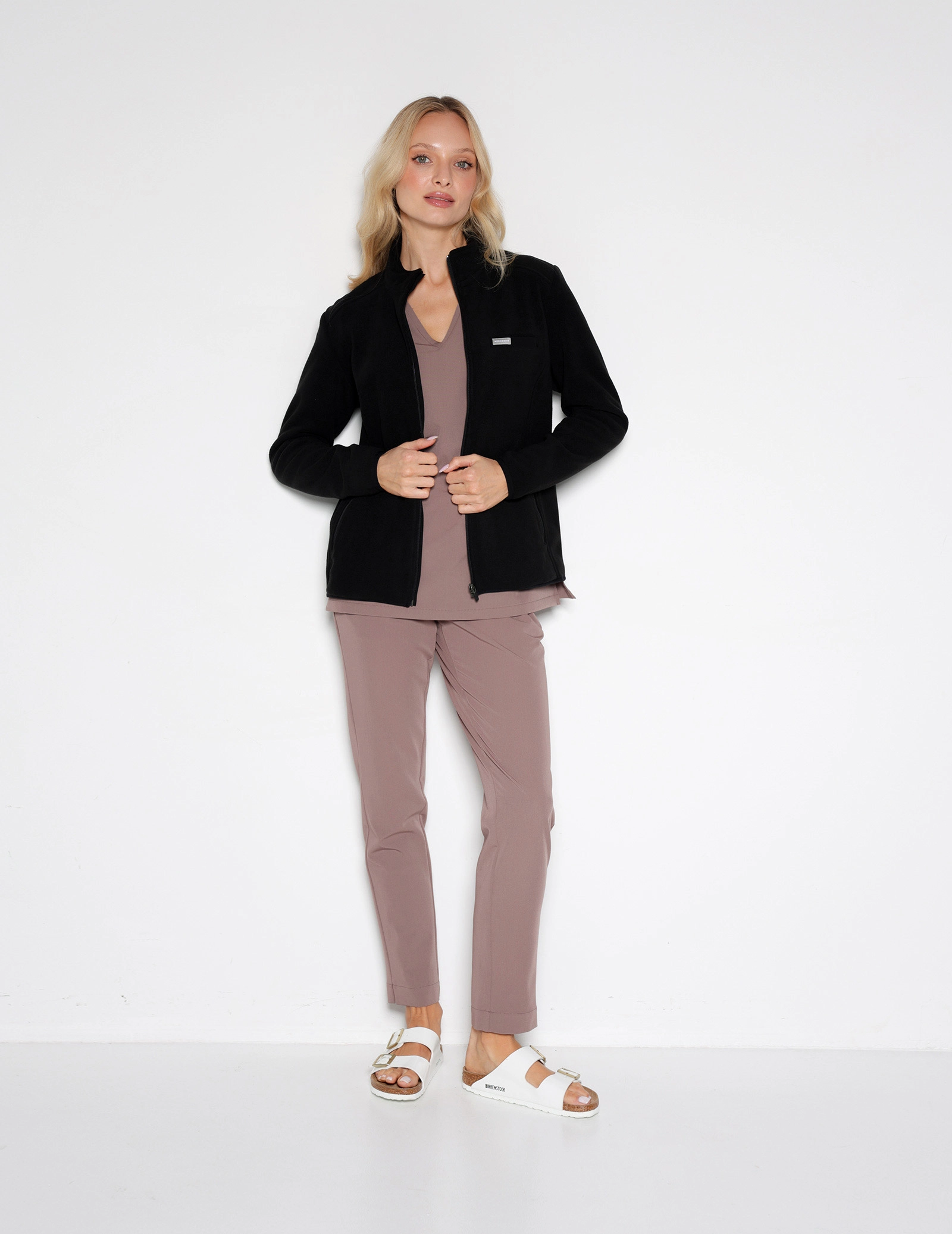 Women's Medical Scrub Pants Basic - MOCHA