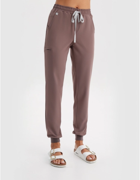Women’s Medical Scrub Joggers – MOCHA