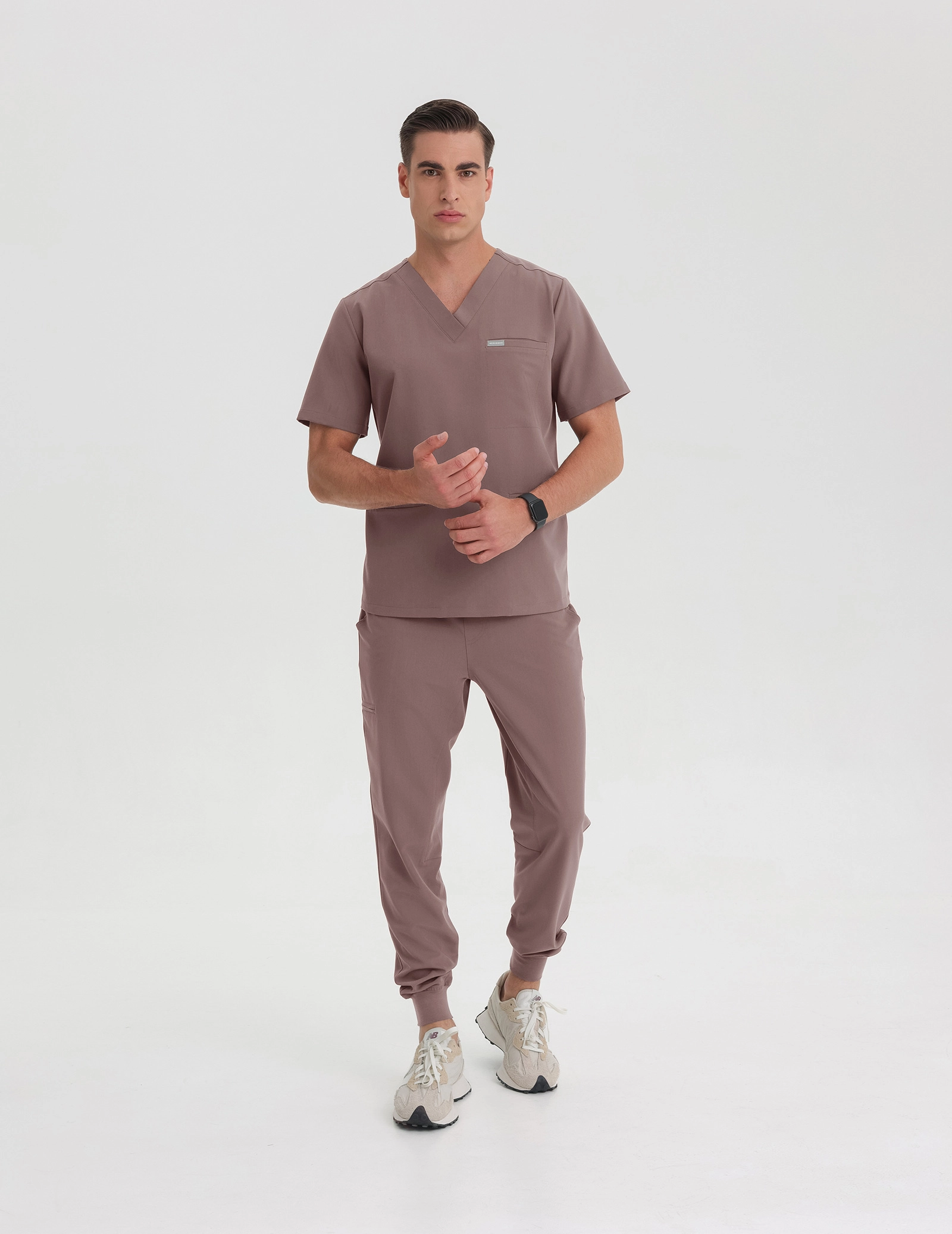 Medical Scrub Top Birbal – MOCHA